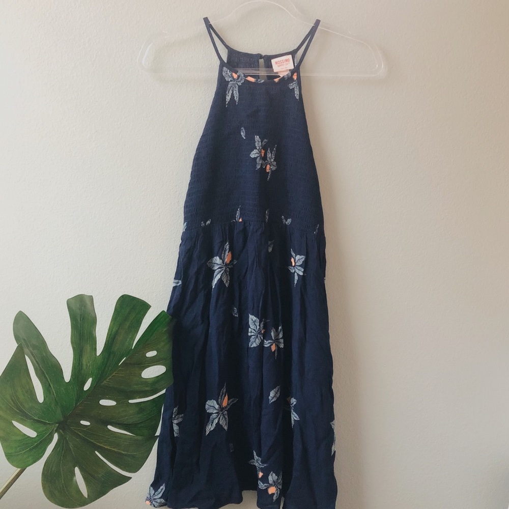 Floral Halter Neck Dress
